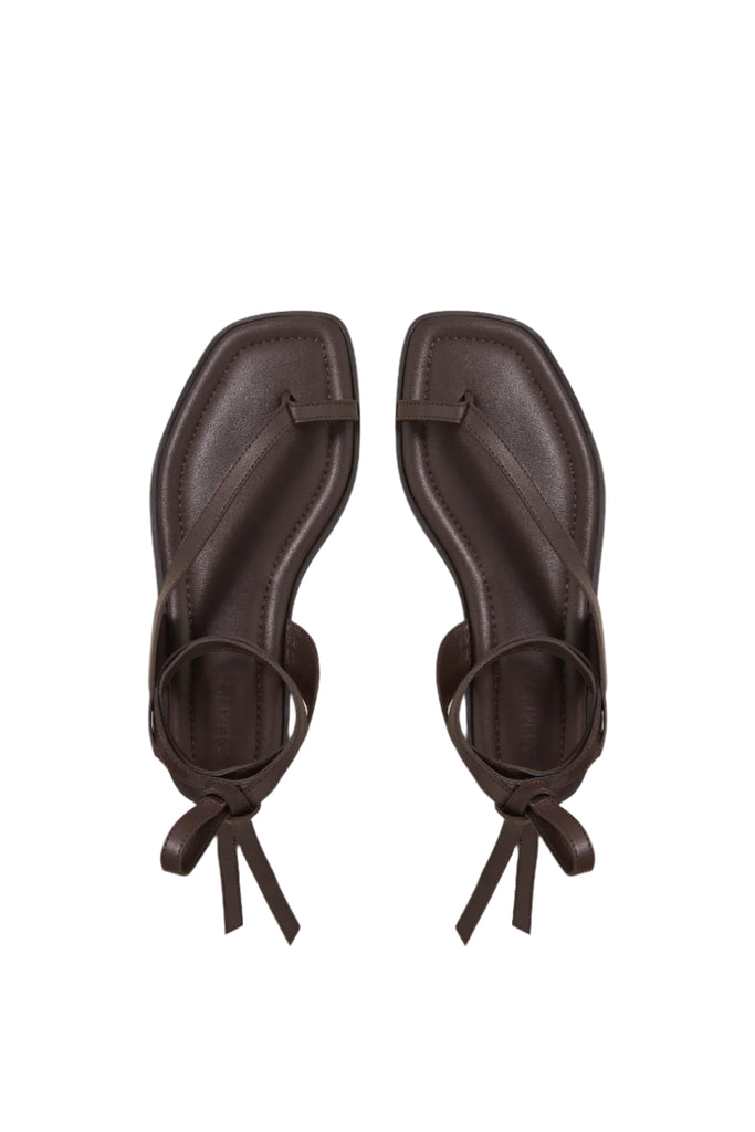 Womens Shoe The Heidi Sandal - Walnut | Halcyon Atelier