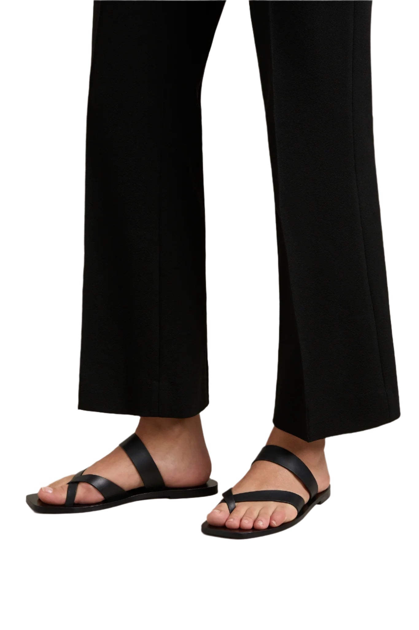 Womens Black Sandal Shoes The Carter Sandal - A Emery Halcyon Atelier Online