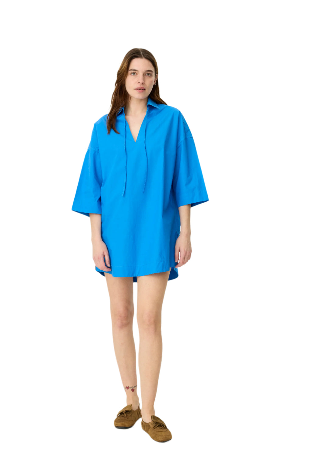 LMND The Billie Dress Midi Ink Blue | Halcyon Atelier