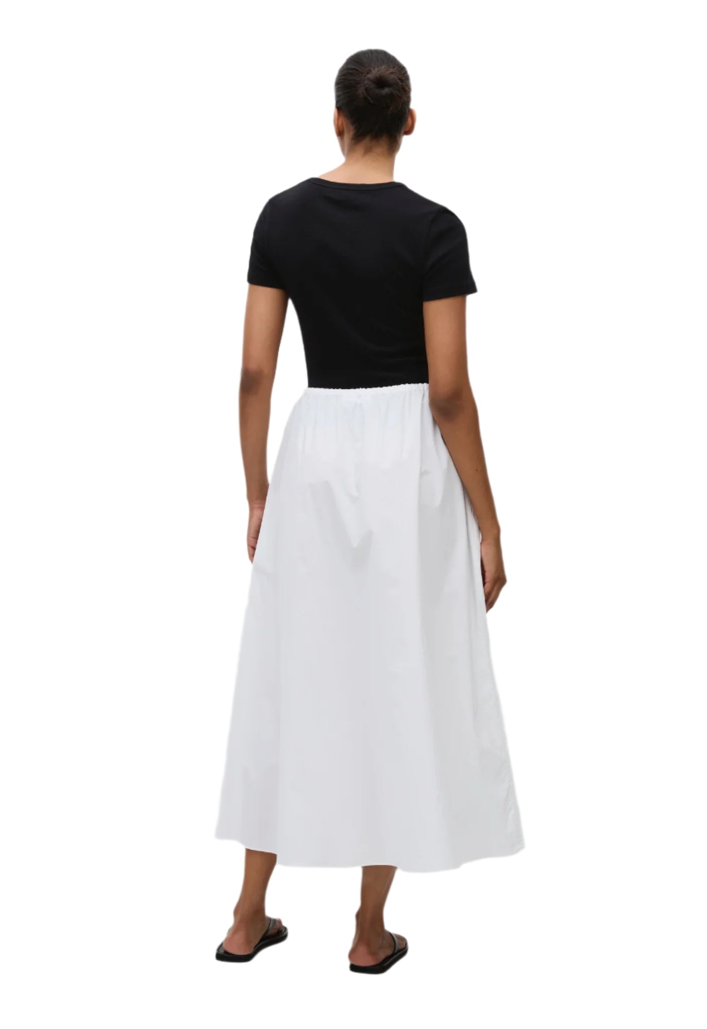 Matteau Drawcord Skirt White | Halcyon Atelier