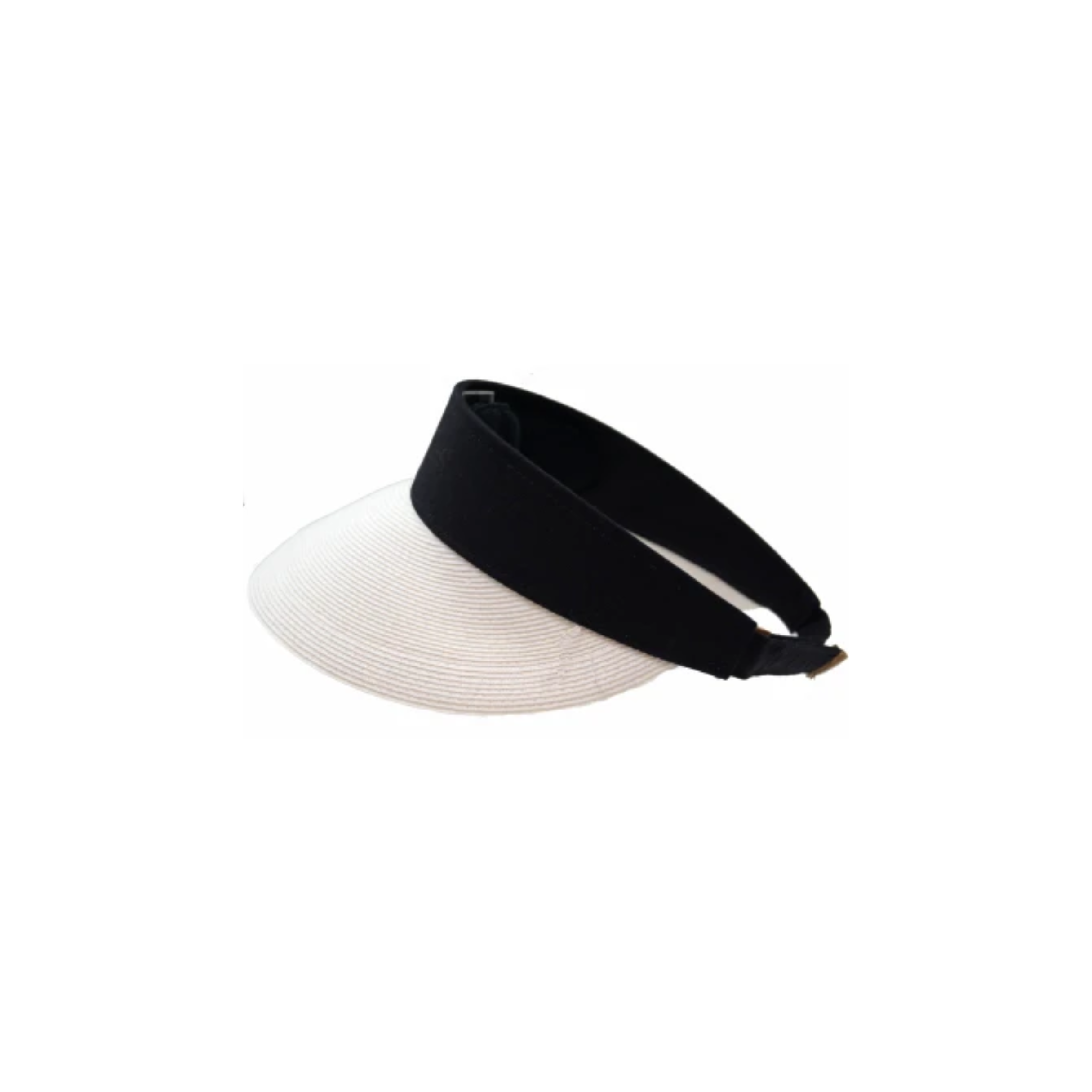 Womens Hat BRONTE Evy Visor- white/black