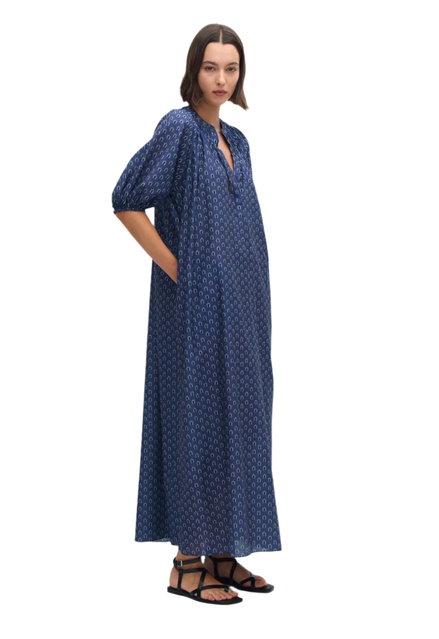 Womens Navy Dress Halcyon Atelier