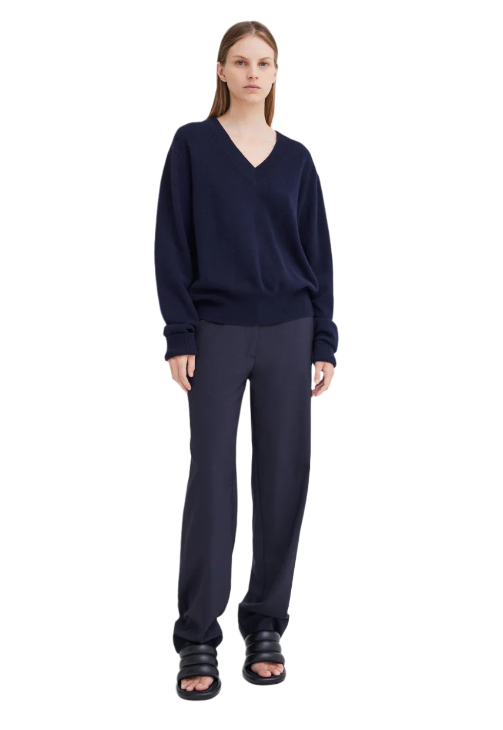 Womens Navy Sharpo Sweater Jac and Jack_ Halcyon Atelier