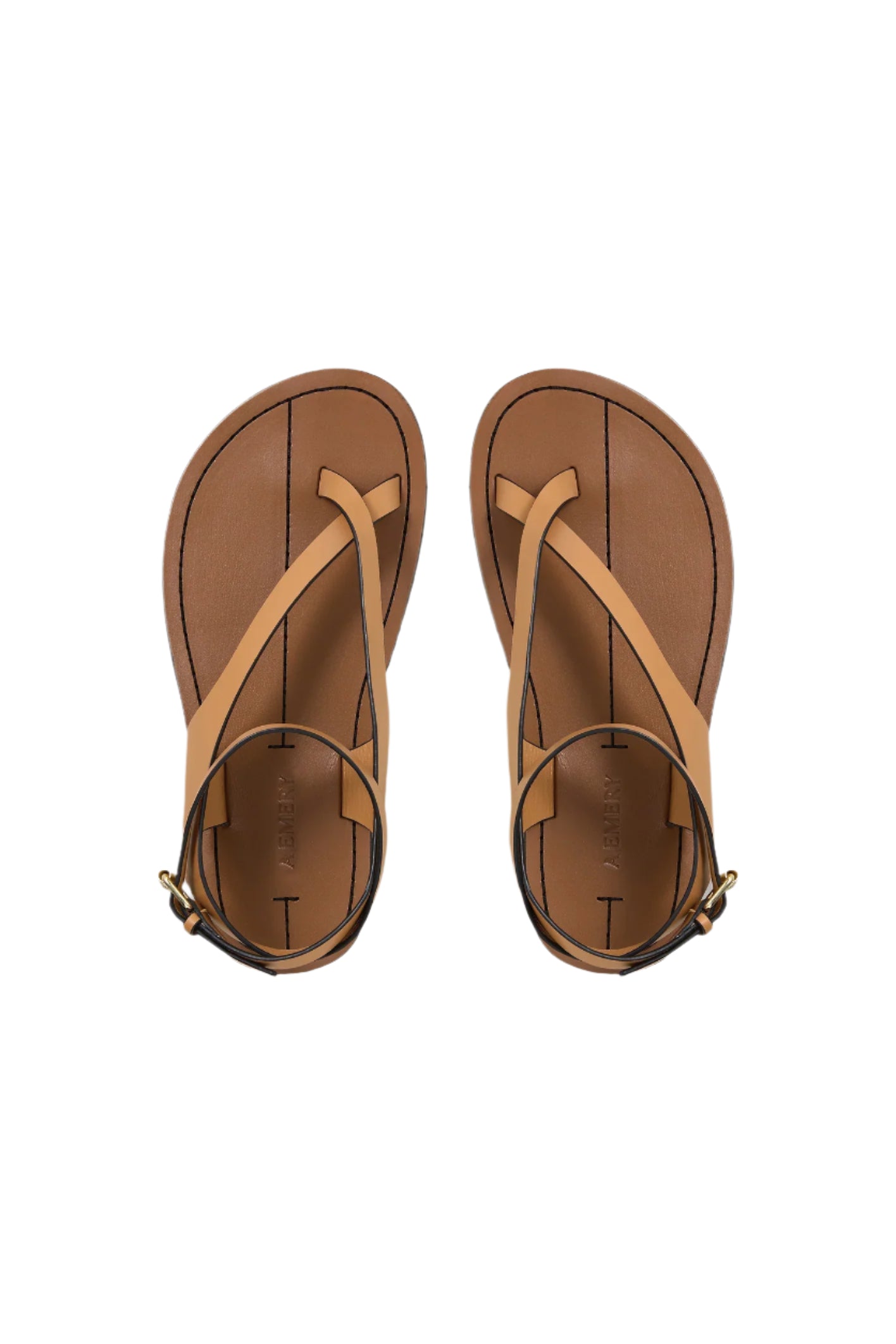 A.Emery The Millar Sandal - Deep Tan | Halcyon Atelier Online
