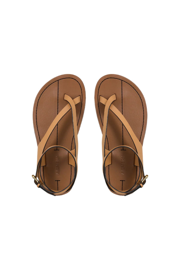 A.Emery The Millar Sandal - Deep Tan | Halcyon Atelier