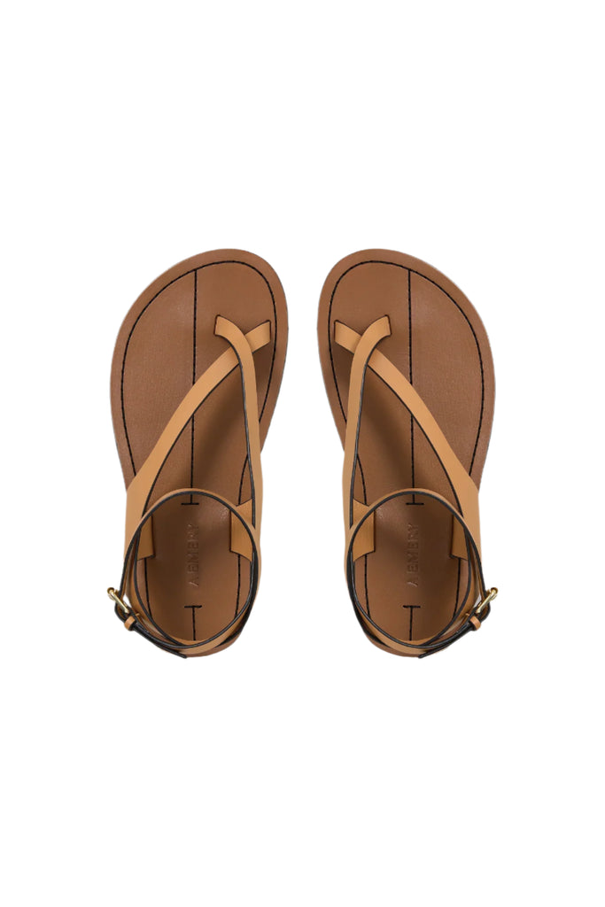 A.Emery The Millar Sandal - Deep Tan | Halcyon Atelier Online
