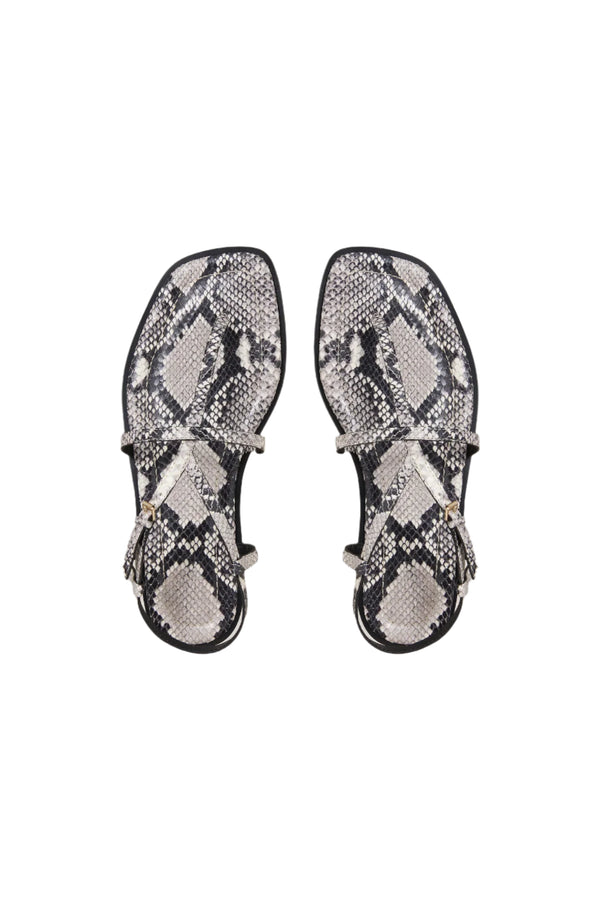 A.Emery The Remly Sandal - Eggshell Snake | Halcyon Atelier