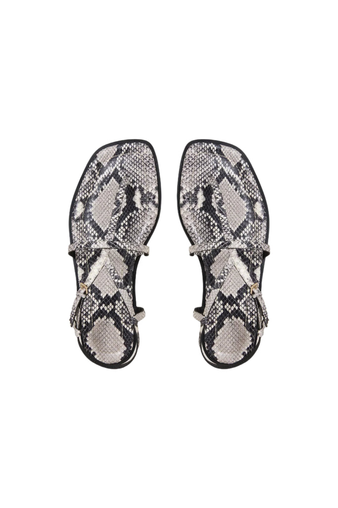 A.Emery The Remly Sandal - Eggshell Snake | Halcyon Atelier Online