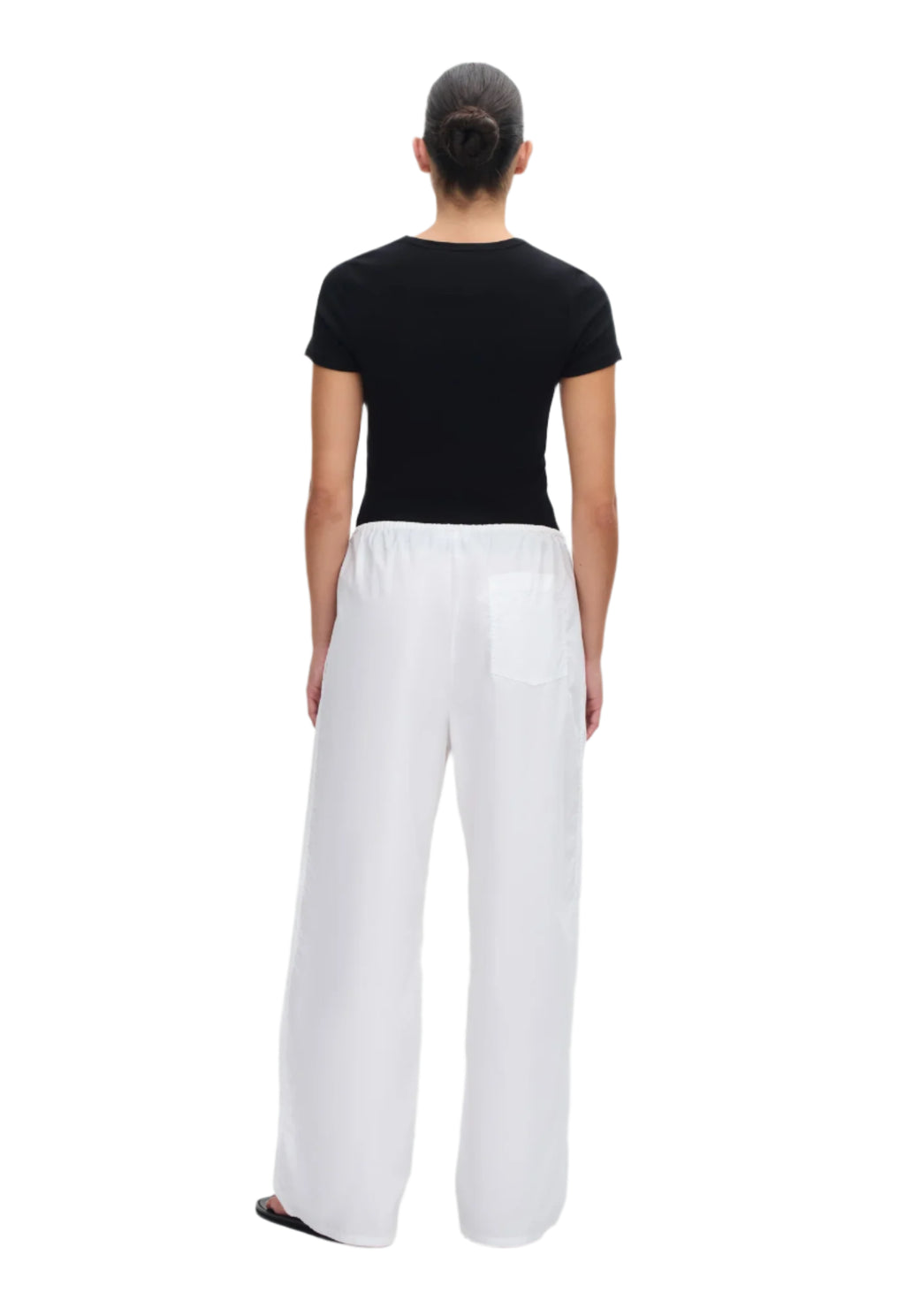 Matteau Drawcord Pant White | Halcyon Atelier