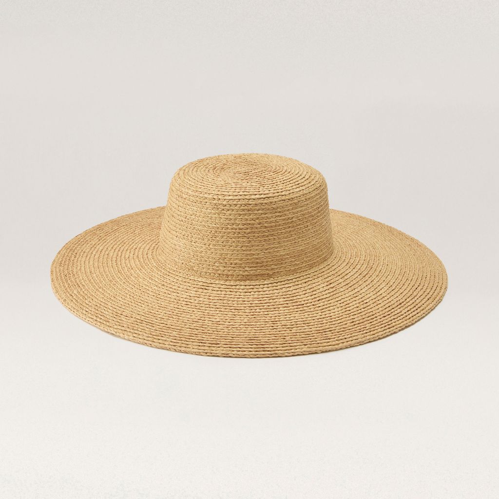 Nathalia Raffia Braid Hat Natural