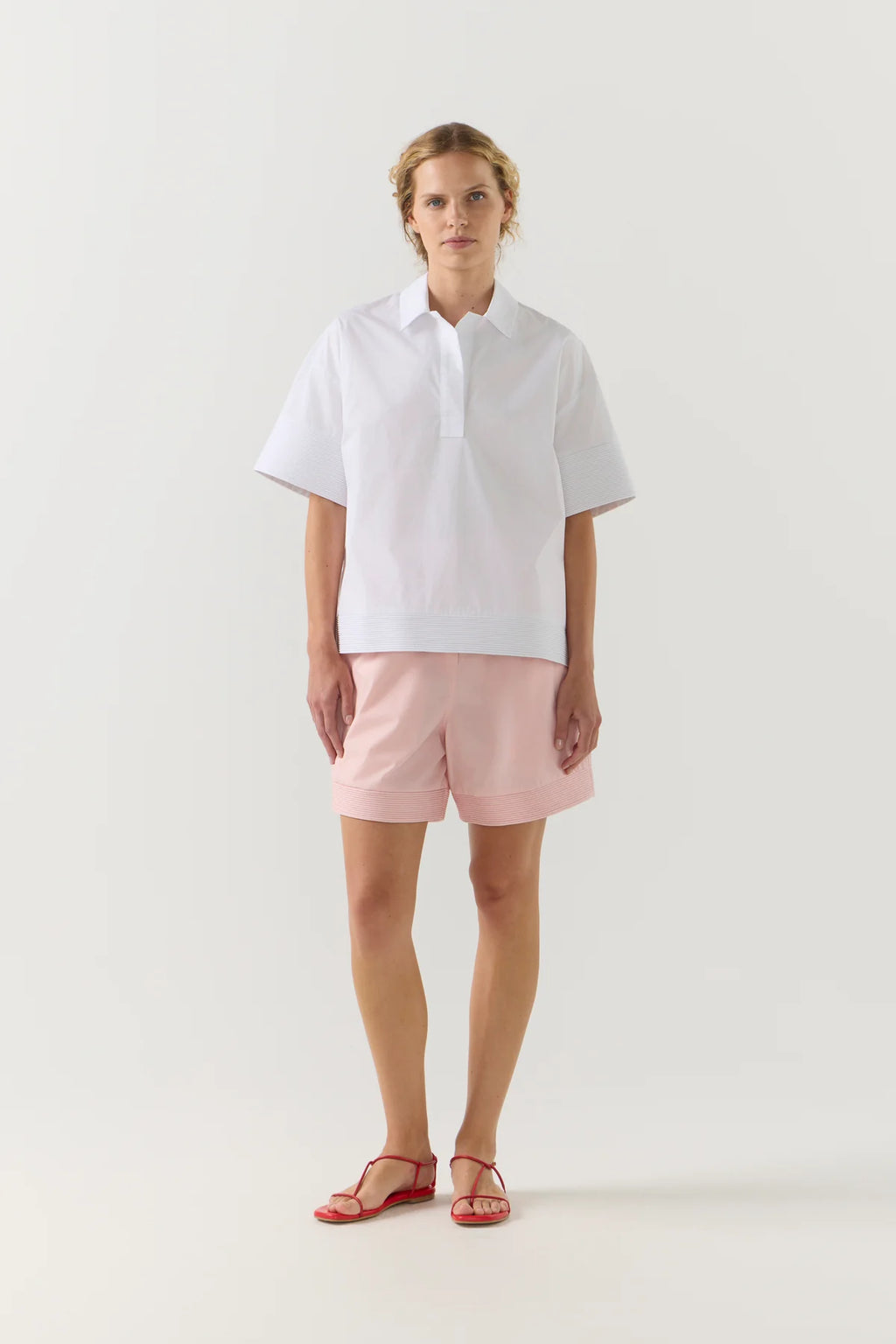 Zoya Shirt White Poplin