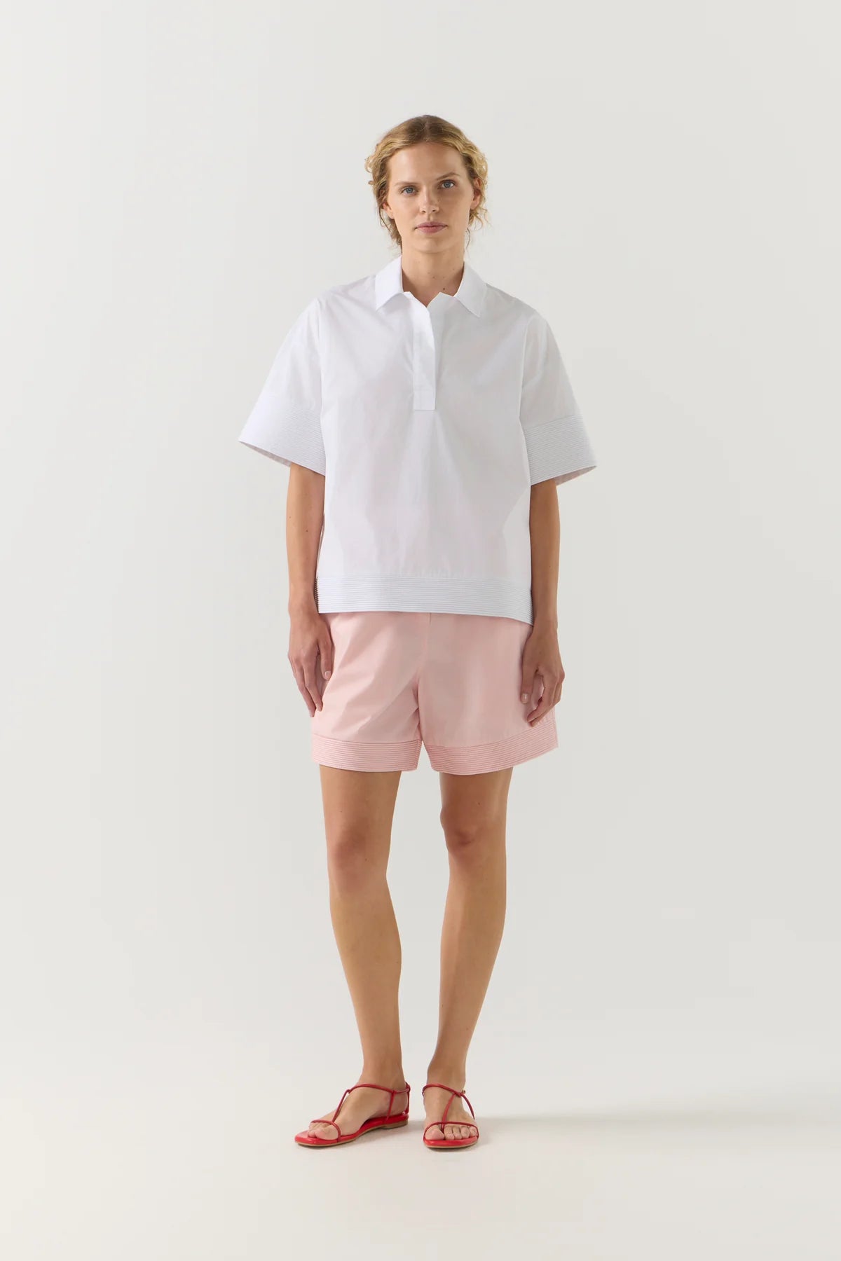 Zoya Shirt White Poplin