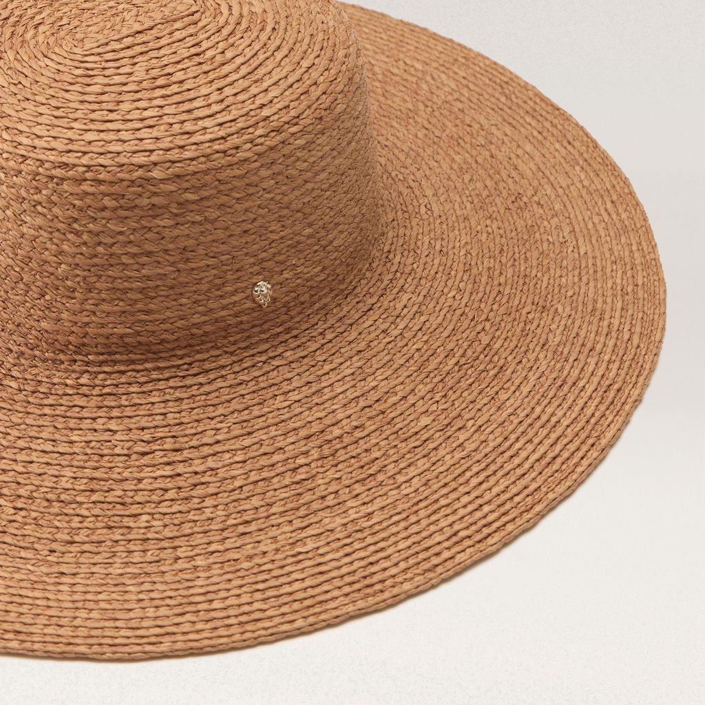 Nathalia Raffia Braid Hat Nougat
