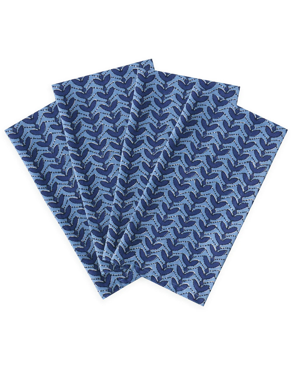 Aswan Azure Cotton Napkins - Set of 4