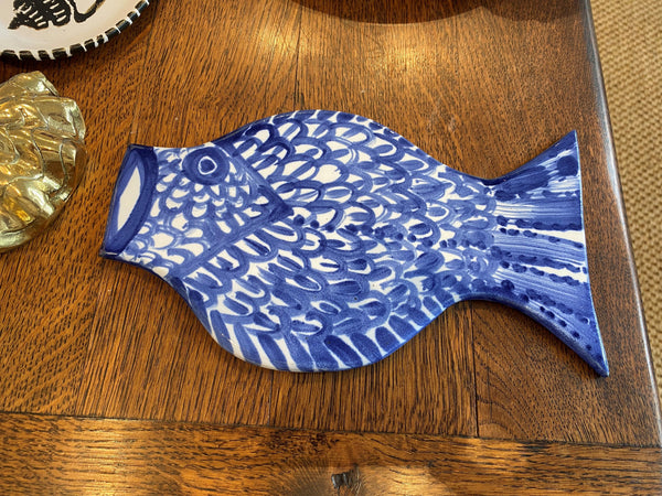 Blue Fish Tile - Wall Hanging