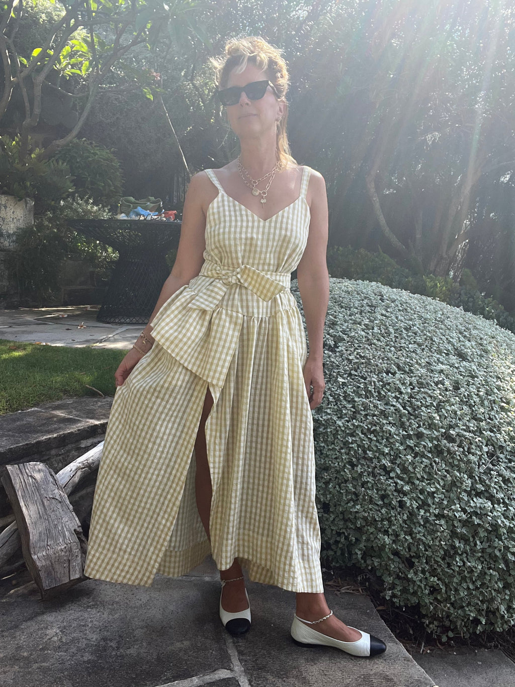 Bobo Dress - Halcyon House Marigold Gingham
