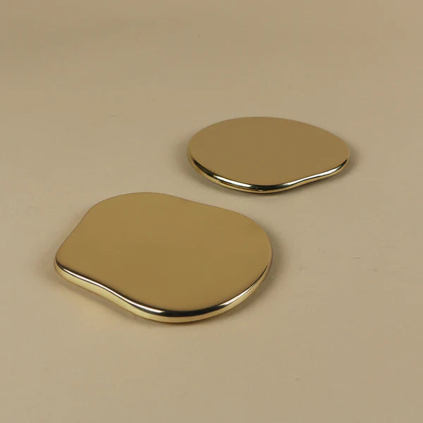 Corey Ashford Cocktail Coasters Brass | Halcyon Atelier