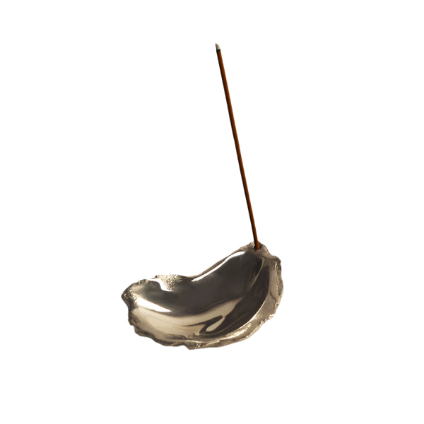 Corey Ashford Oyster Incense Holder Silver | Halcyon Atelier