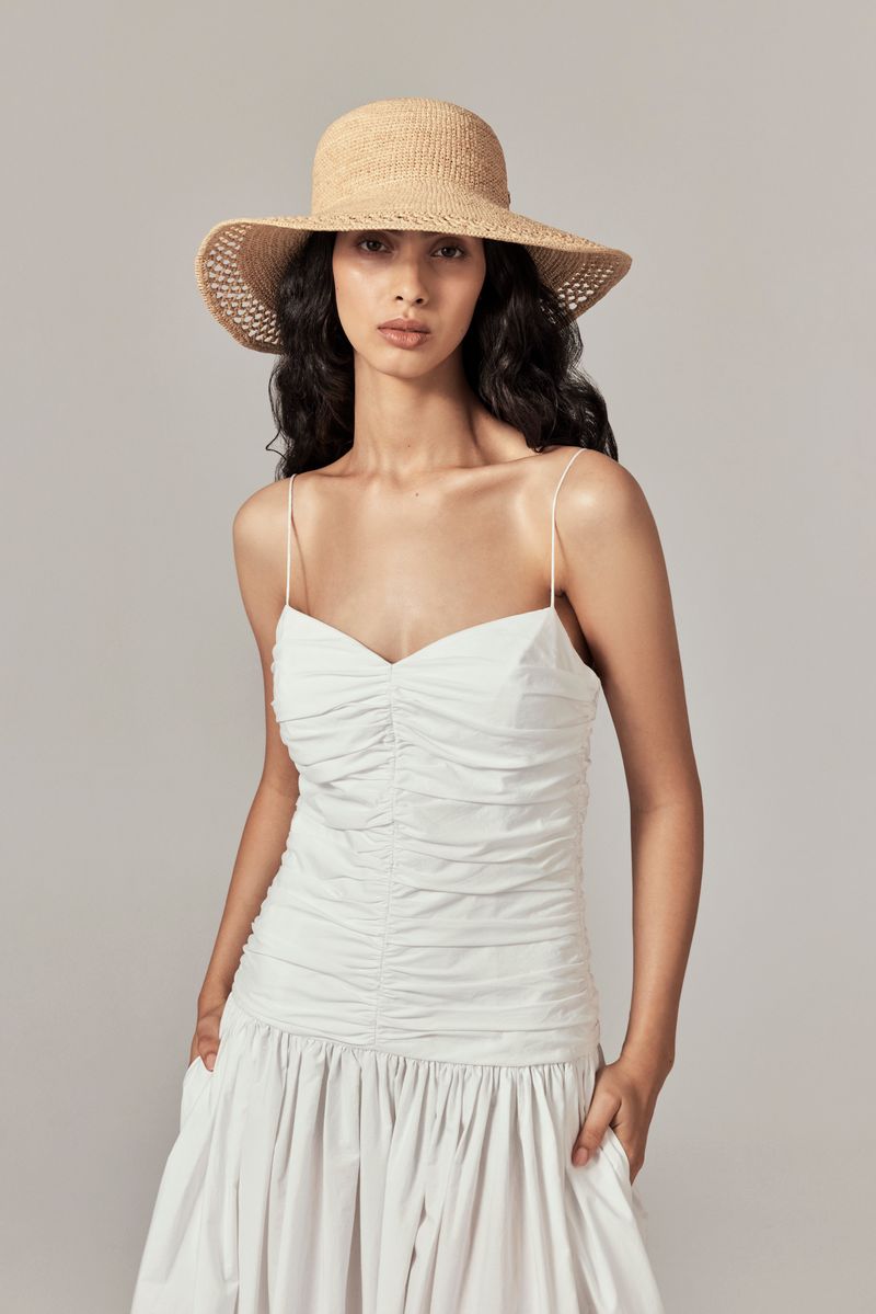 Zuri Raffia Sun Hat Natural