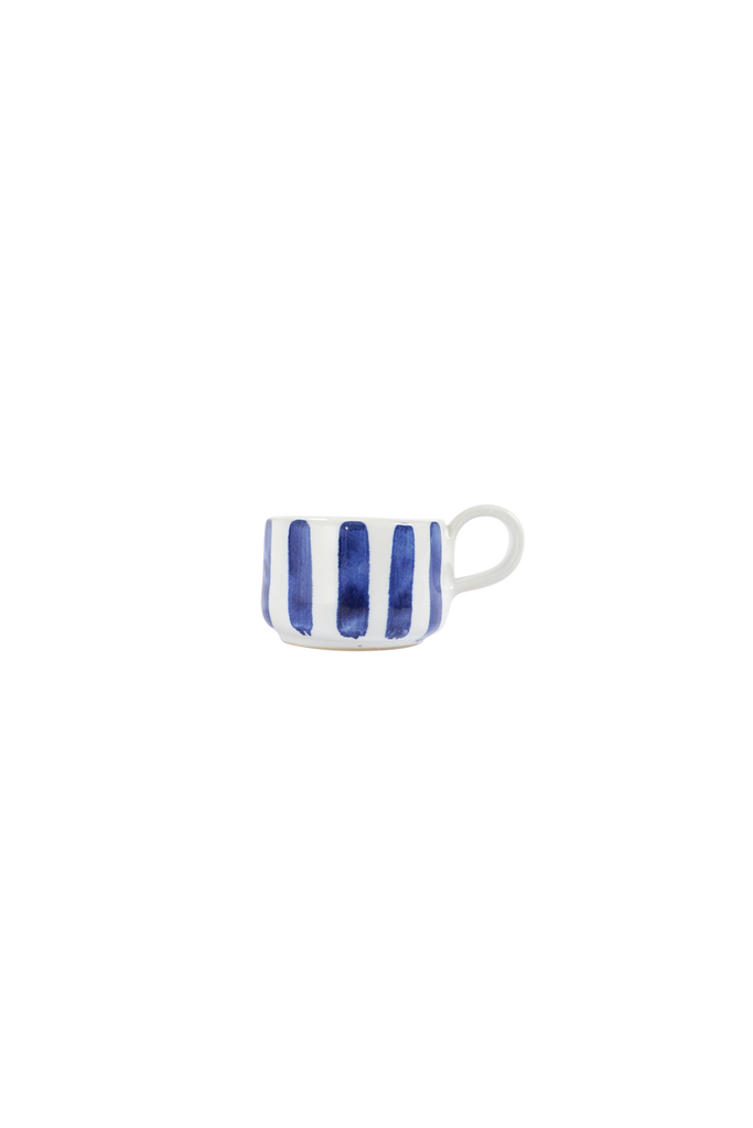 Coffee Cup - Blue Stripe