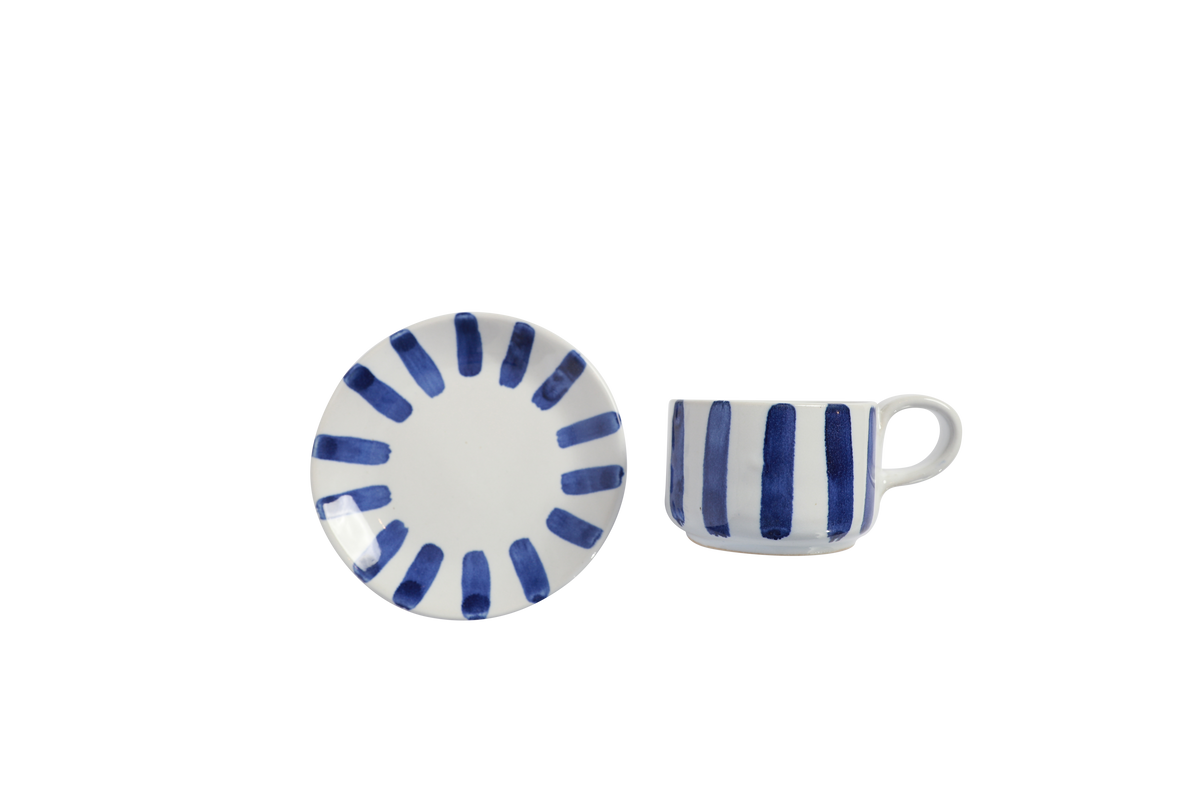 Saucers - Blue Stripe