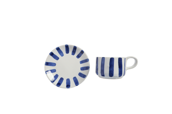 Saucers - Blue Stripe