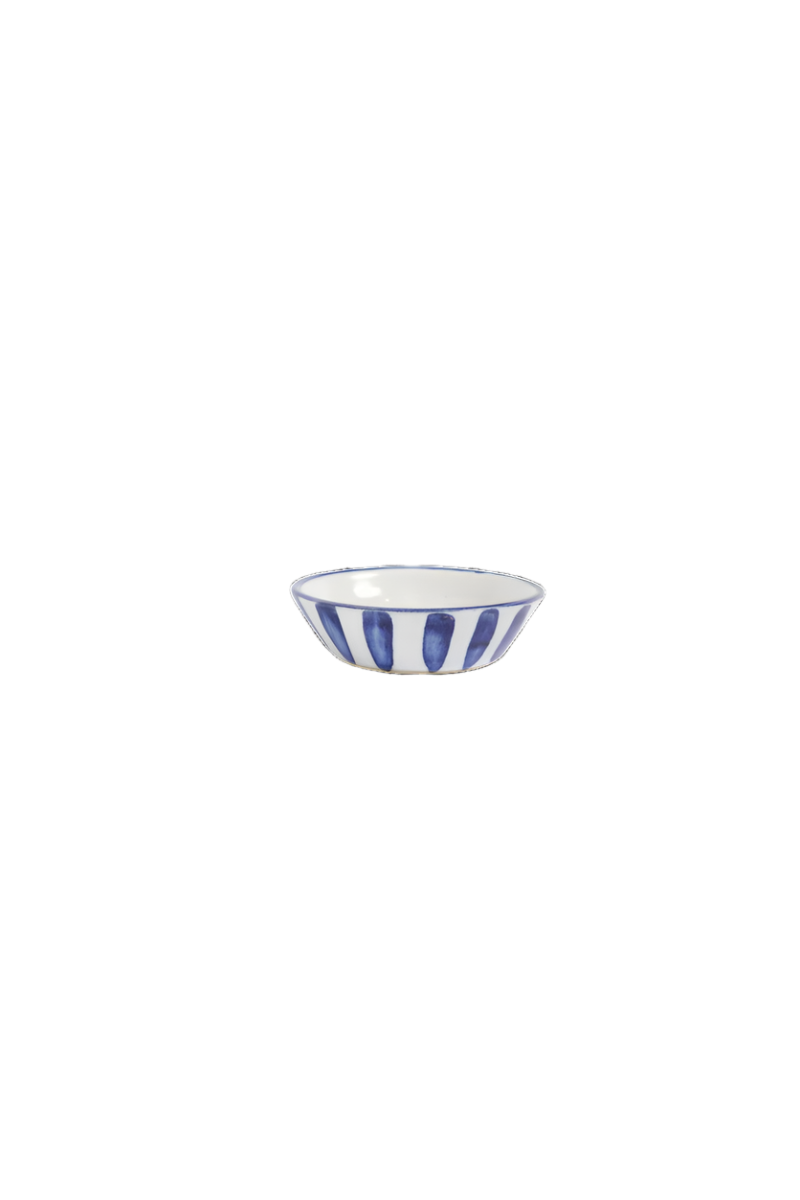 Salt Bowl - Blue Stripe