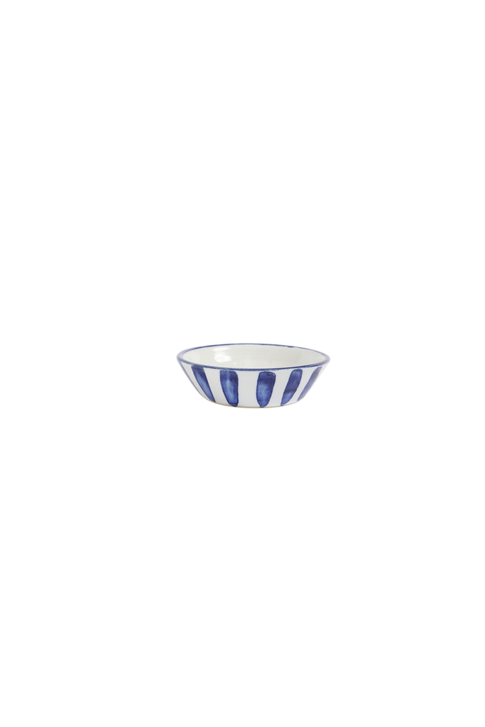 Salt Bowl - Blue Stripe