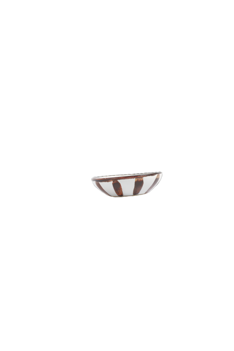 Salt Bowl - Brown Stripe