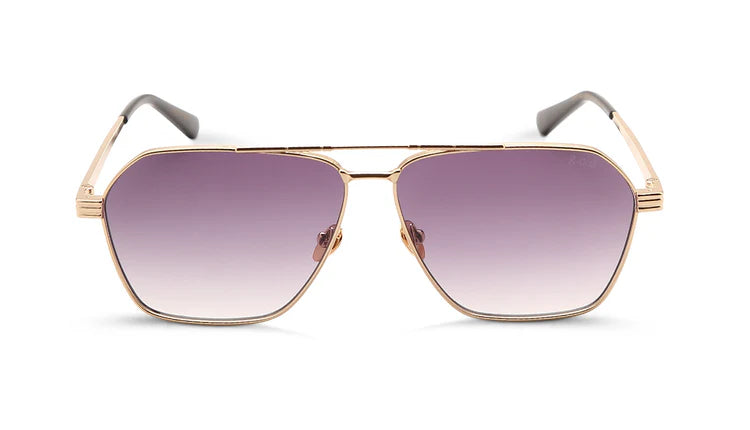 FIFTY SIX Gold Black w Grey Lenses