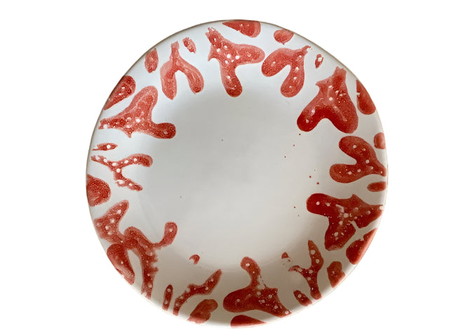 CERAMICS Small Flat Dish - Red Coral | Halcyon Atelier