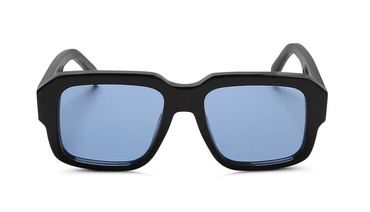 FORTY NINE Black w Dark Blue Lenses