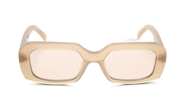 G.o.d. FORTY SIX Nude w Light Brown Lenses | Halcyon Atelier