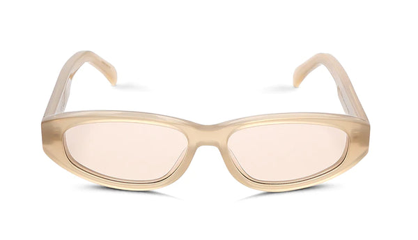 G.O.D. FORTY SEVEN Nude w Light Brown Lenses | Halcyon Atelier