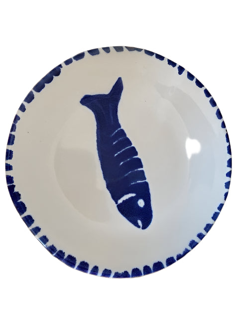CERAMICS Graze Plate - Blue Fish | Halcyon Atelier