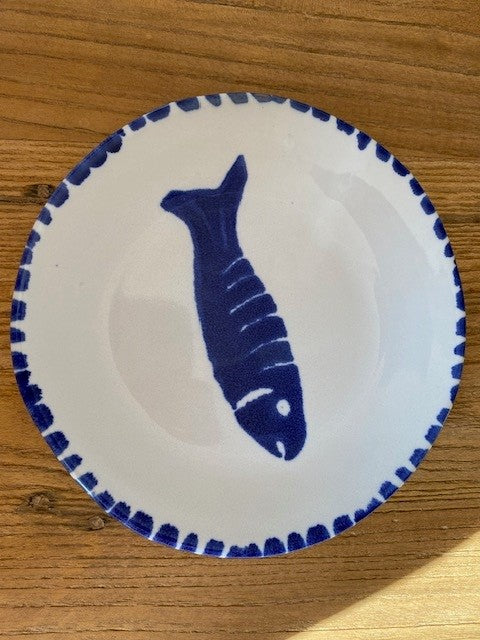 CERAMICS Graze Plate - Blue Fish | Halcyon Atelier