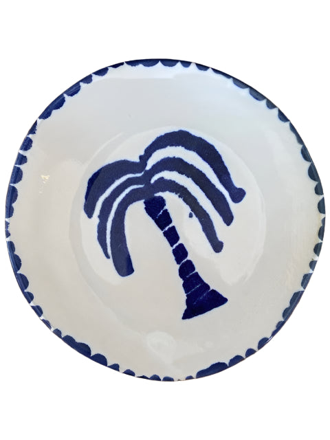 CERAMICS Graze Plate - Blue Palm | Halcyon Atelier