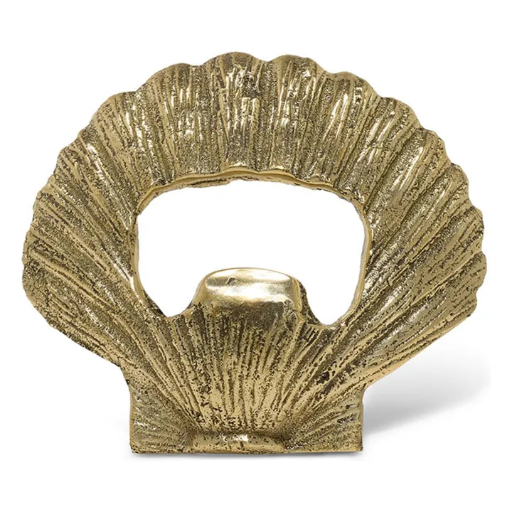 Scarlett Shell Bottle Opener Brass