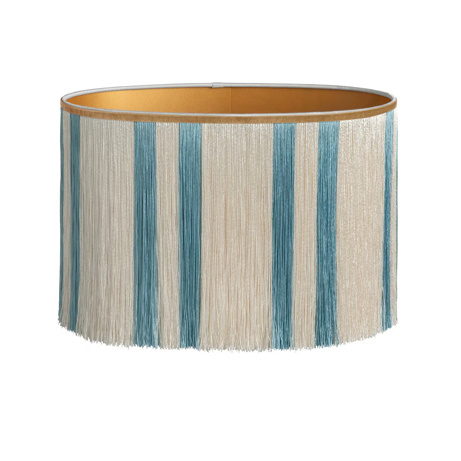 Luxury Small Ava Lamp - Light Blue & White