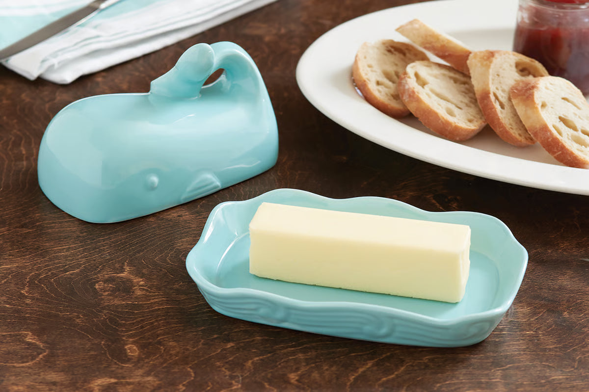 Ceramic Whale Butter Dish