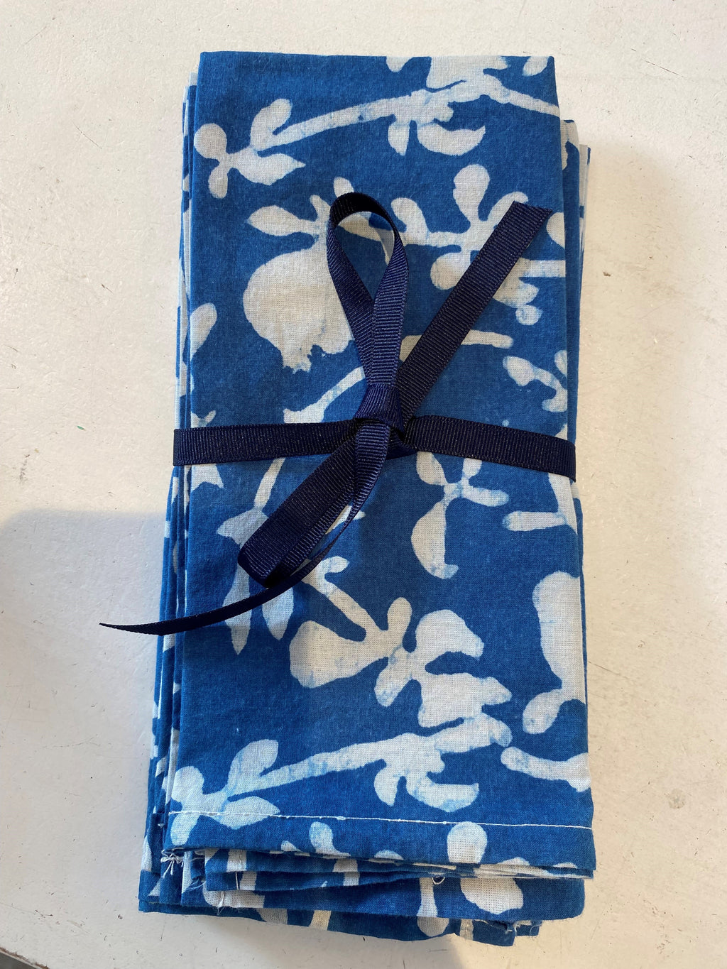 Handmade Block Print Napkins x 4
