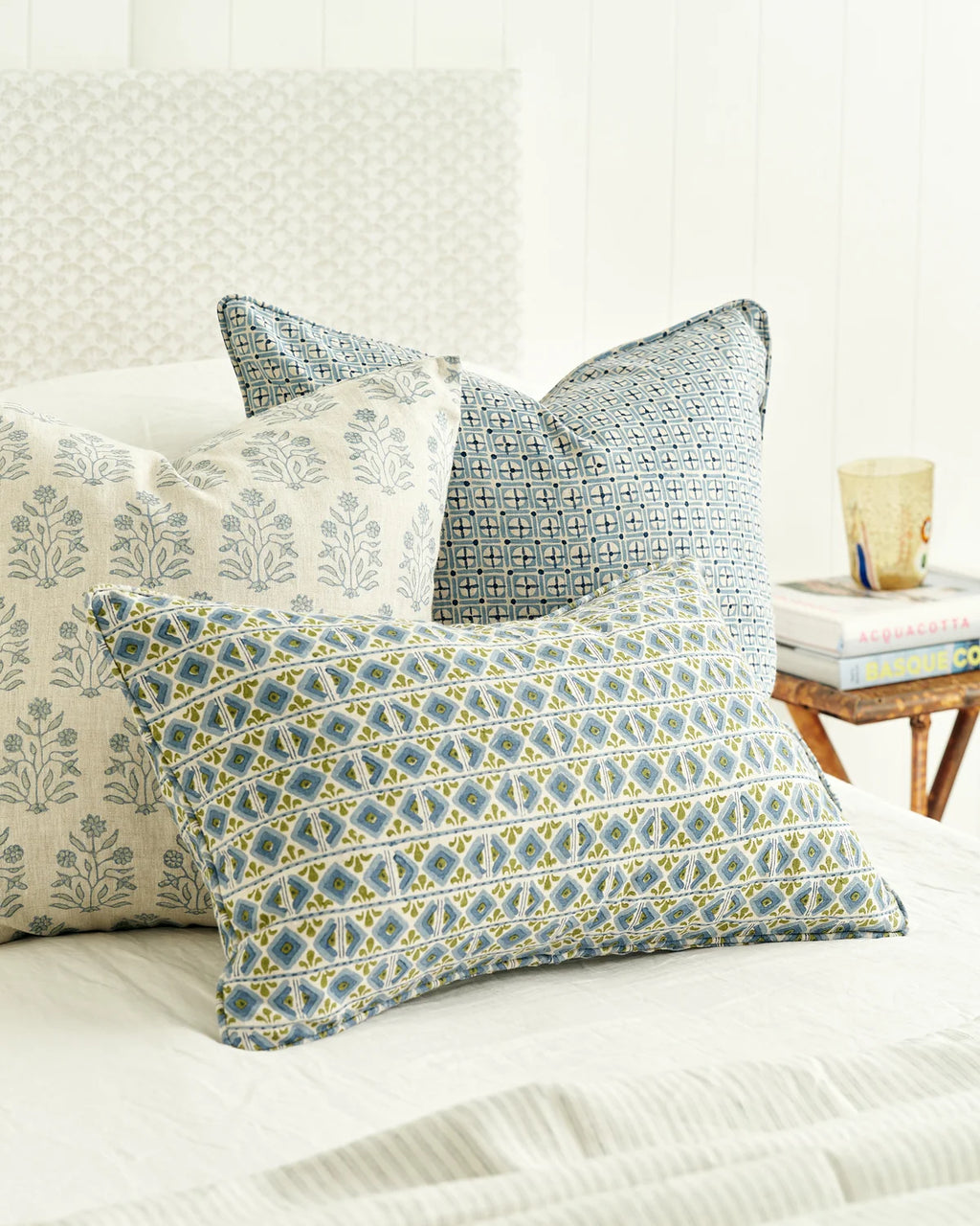 Beirut Riviera Linen Cushion 50x50cm