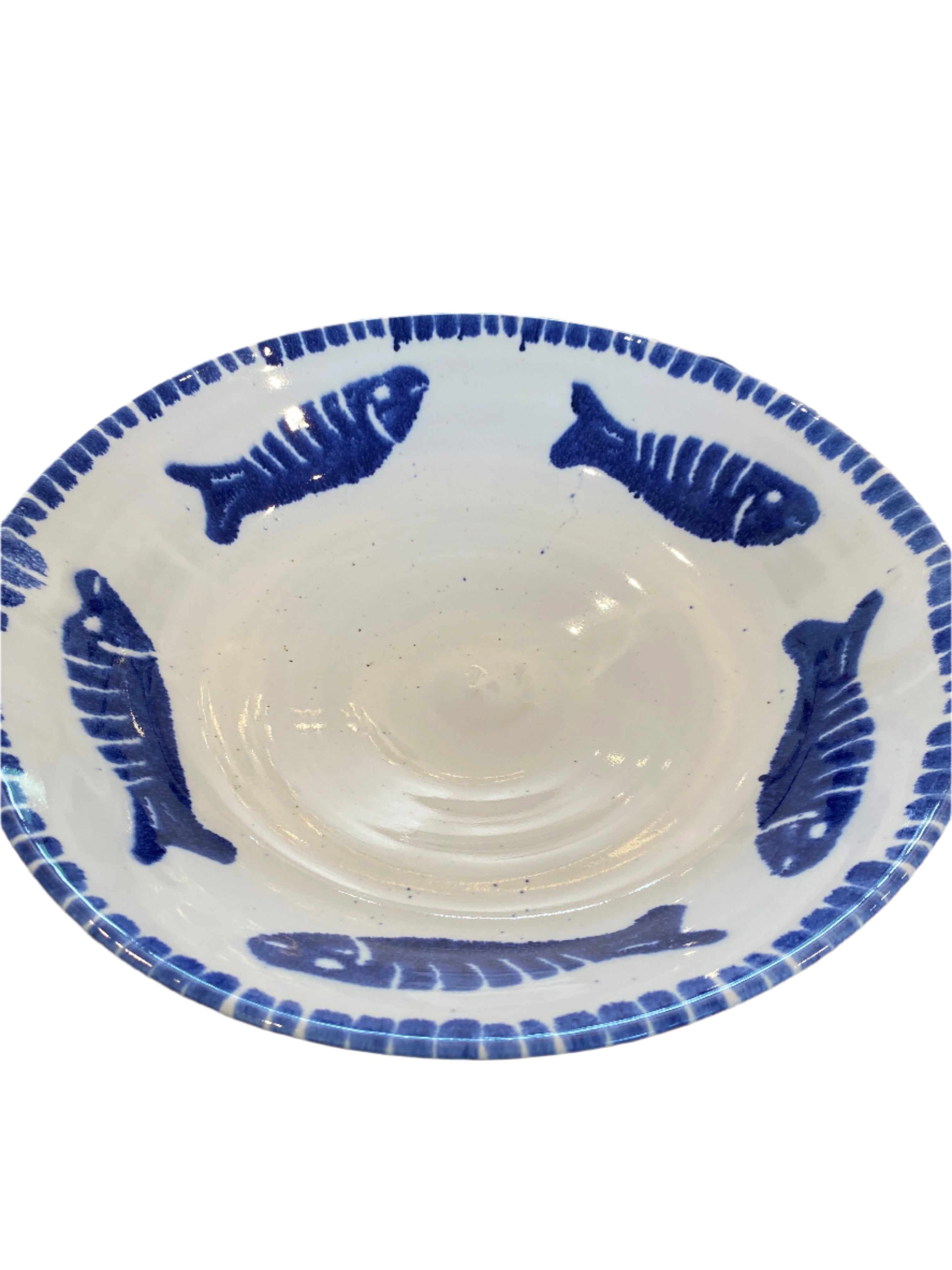 Salad Bowl - Blue Fish