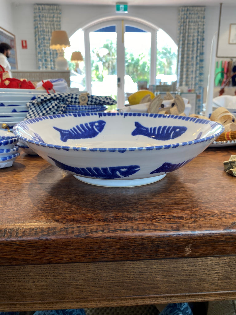 Salad Bowl - Blue Fish