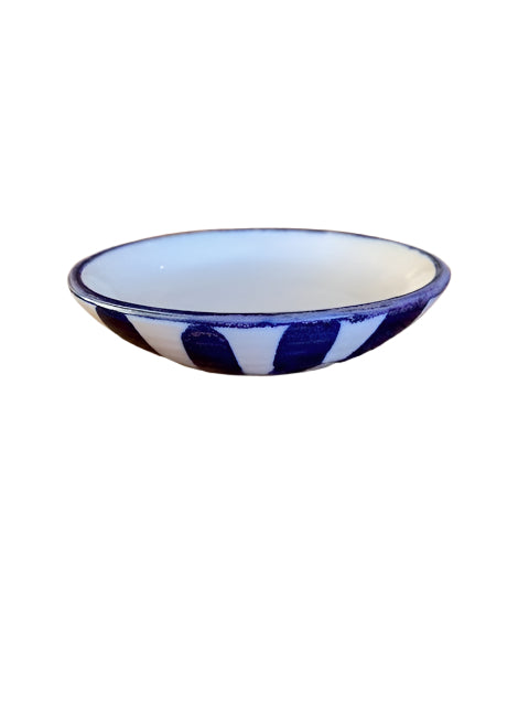 CERAMICS Salt Bowl - Blue Stripe | Halcyon Atelier