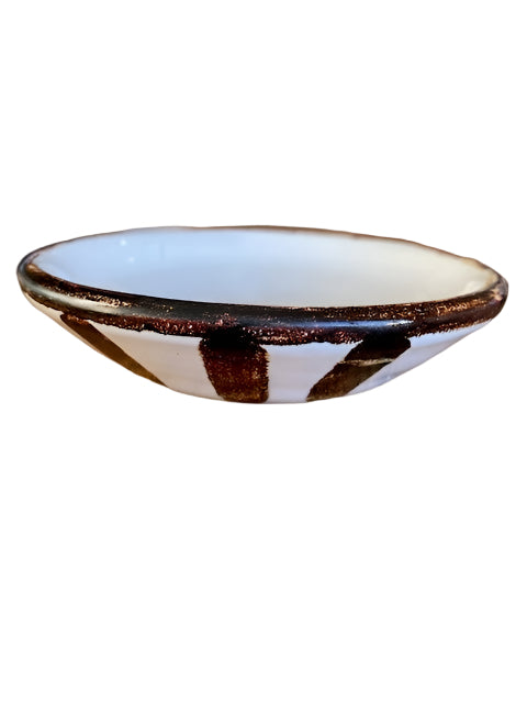CERAMICS Salt Bowl - Brown Stripe | Halcyon Atelier