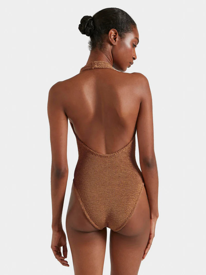 Sandy Swim Metallic Cocoa