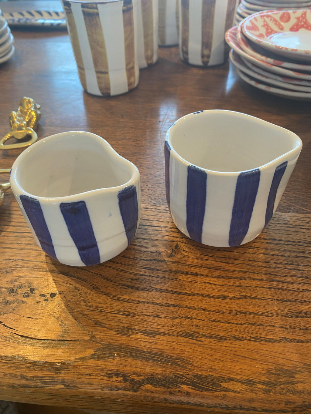 Sauce Jug - Blue Stripe