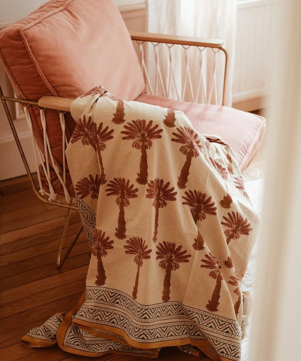 DOING GOODS Tala Palmtree Single Throw in Tote Bag | Halcyon Atelier