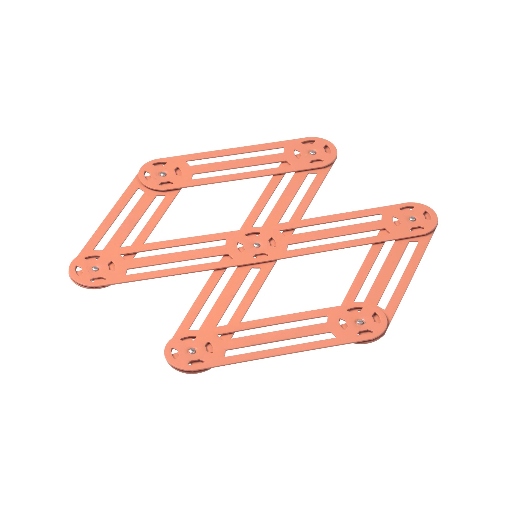 Expandable Color Metal Trivet Blush Pink